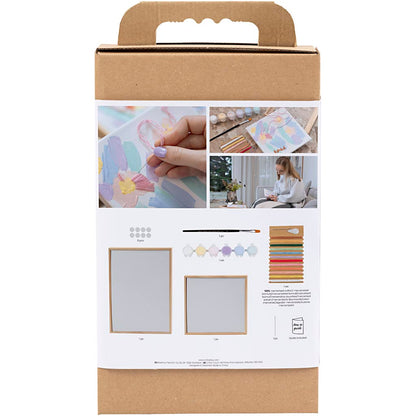 Craft Kit Embroidery, Pictures, pastel colours