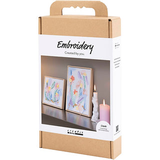 Craft Kit Embroidery, Pictures, pastel colours