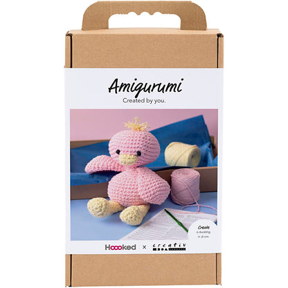 Craft Kit Amigurumi , Duckling, light pink, light yellow