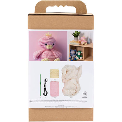 Craft Kit Amigurumi , Duckling, light pink, light yellow