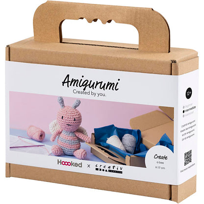 Craft Kit Amigurumi , Honeybee, pastel colours