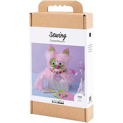Craft Kit Sewing, Cat, assorted colours