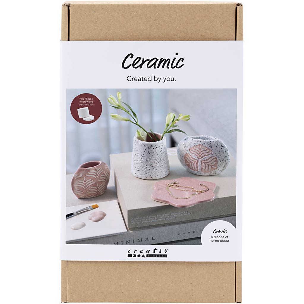 Craft Kit Ceramic, assorted colours