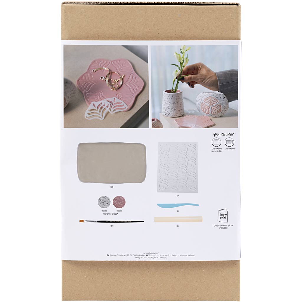 Craft Kit Ceramic, assorted colours