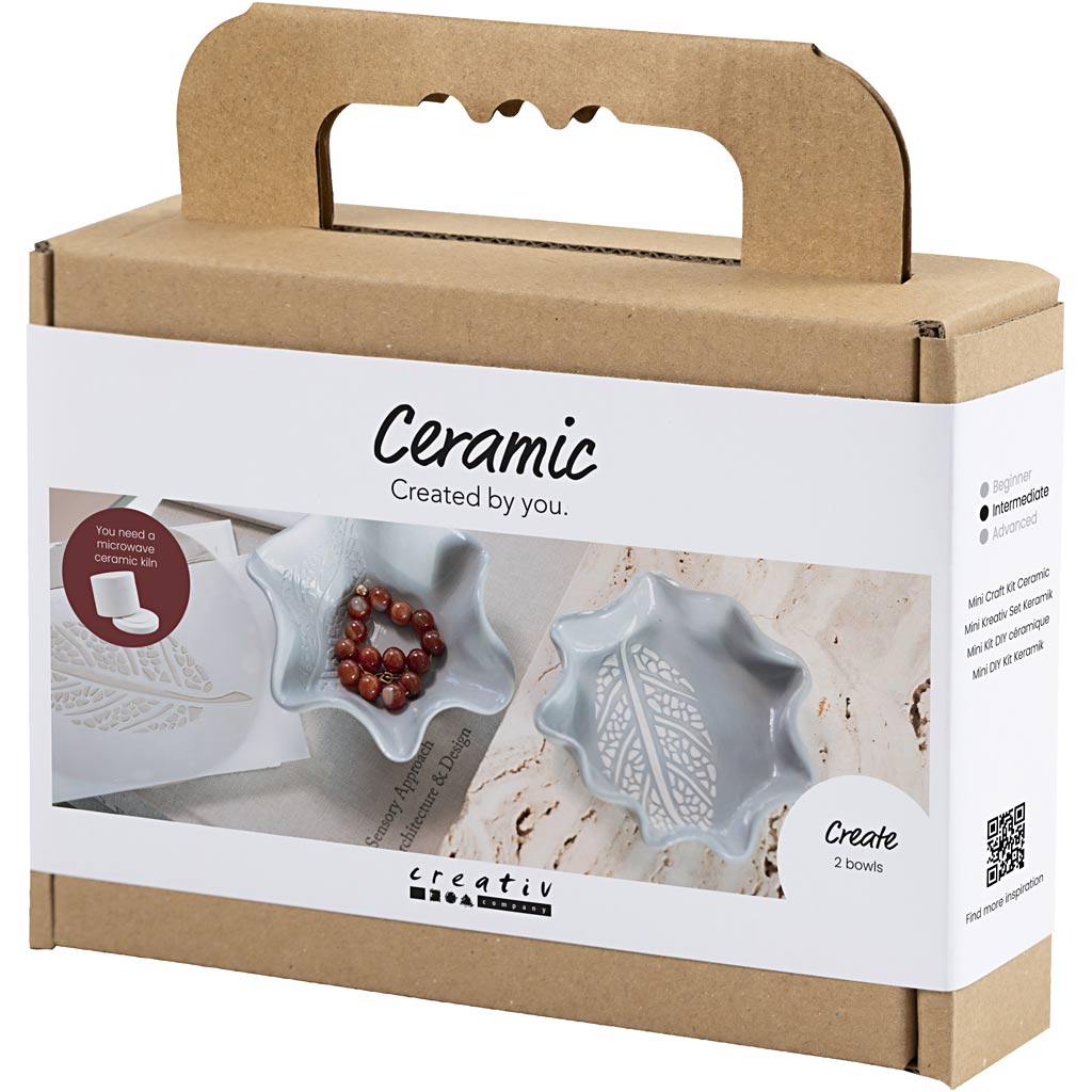 Mini Craft Kit Ceramic, light grey