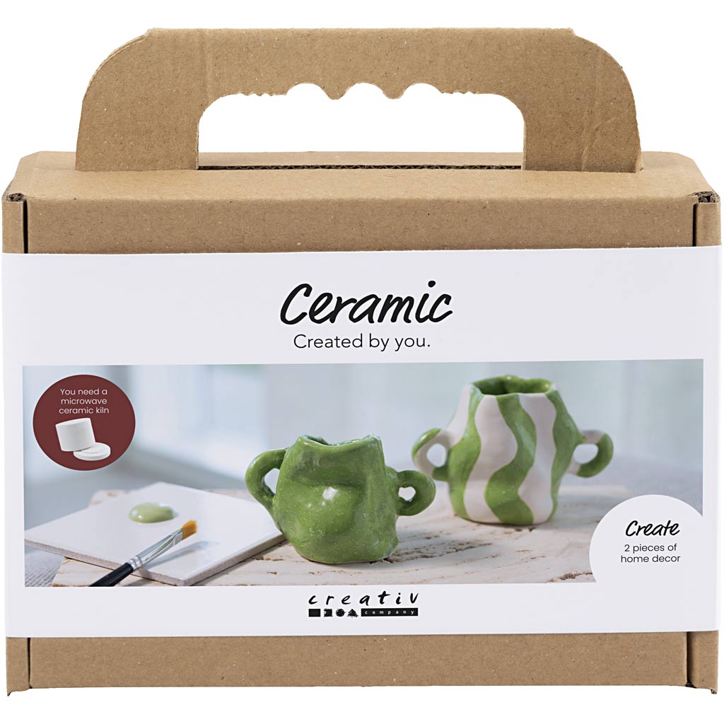 Mini Craft Kit Ceramic , light green