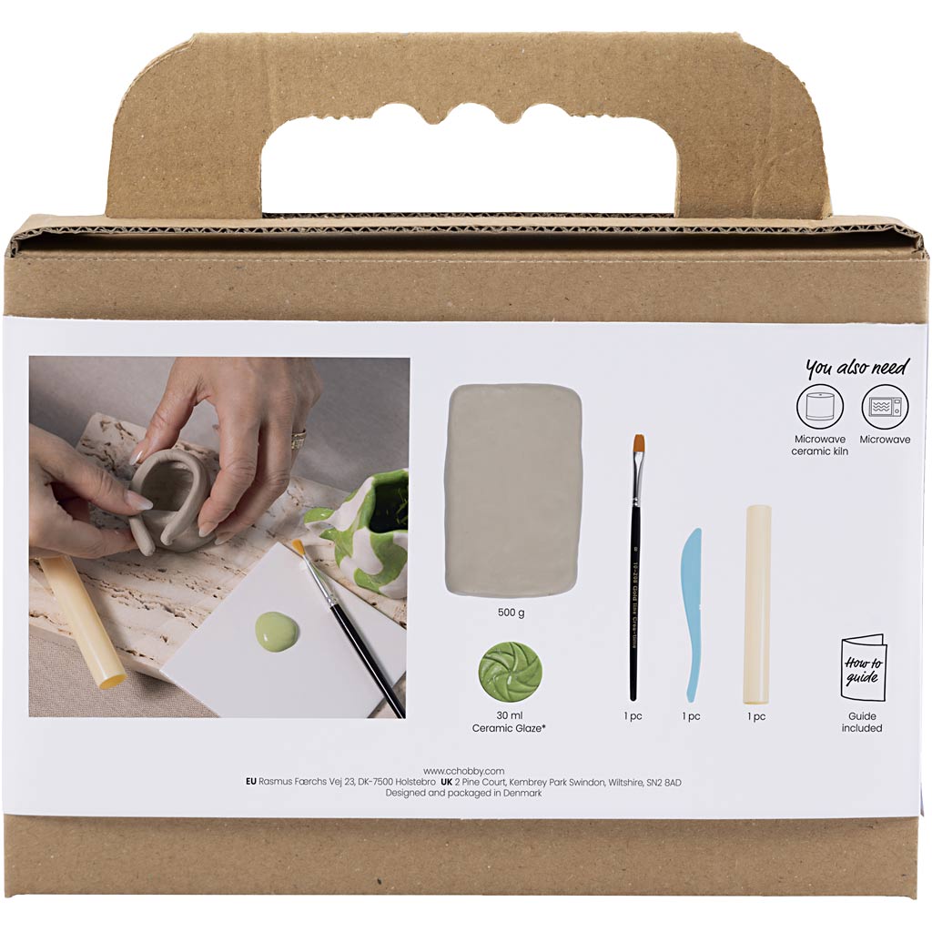Mini Craft Kit Ceramic , light green