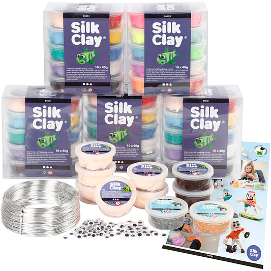 Set for Classes - Characters in Silk Clay®, 1 set