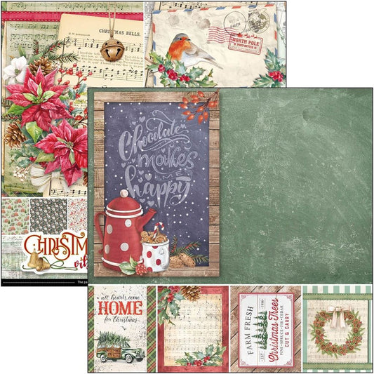 Ciao Bella Christmas Vibes Pad 8x8 12/Pkg