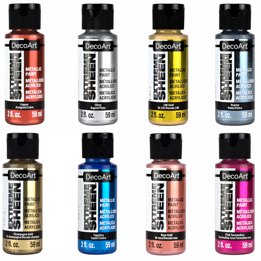 DecoArt Extreme Sheen Acrylic Paint x8 – Value Pack