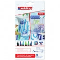 Edding E4200 - Porcelain Brushpen Cool Colours Set of 6