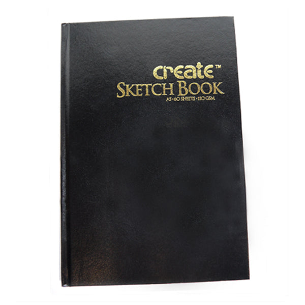 Create - Hard Back Sketchbook - 110gsm - Bound