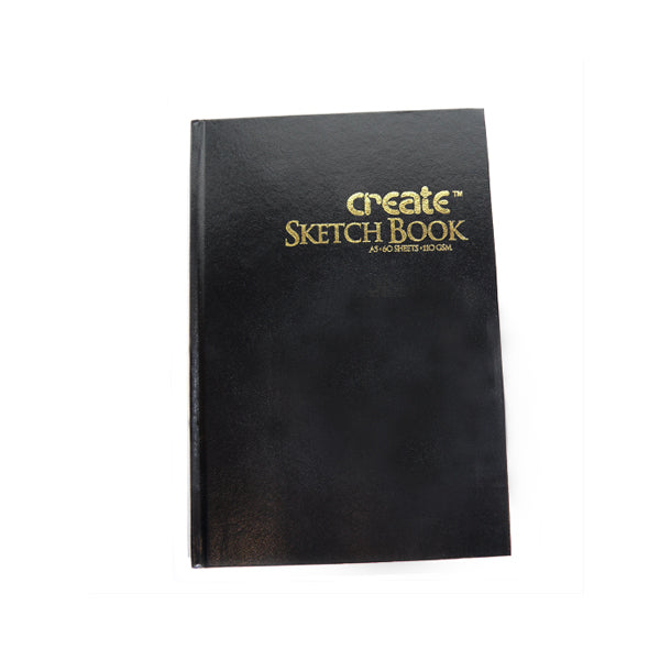 Create - Hard Back Sketchbook - 110gsm - Bound