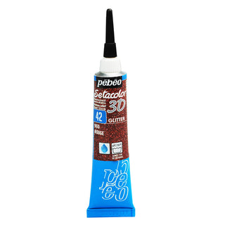 Pebeo Setacolour 3D Glitter Effect Paint