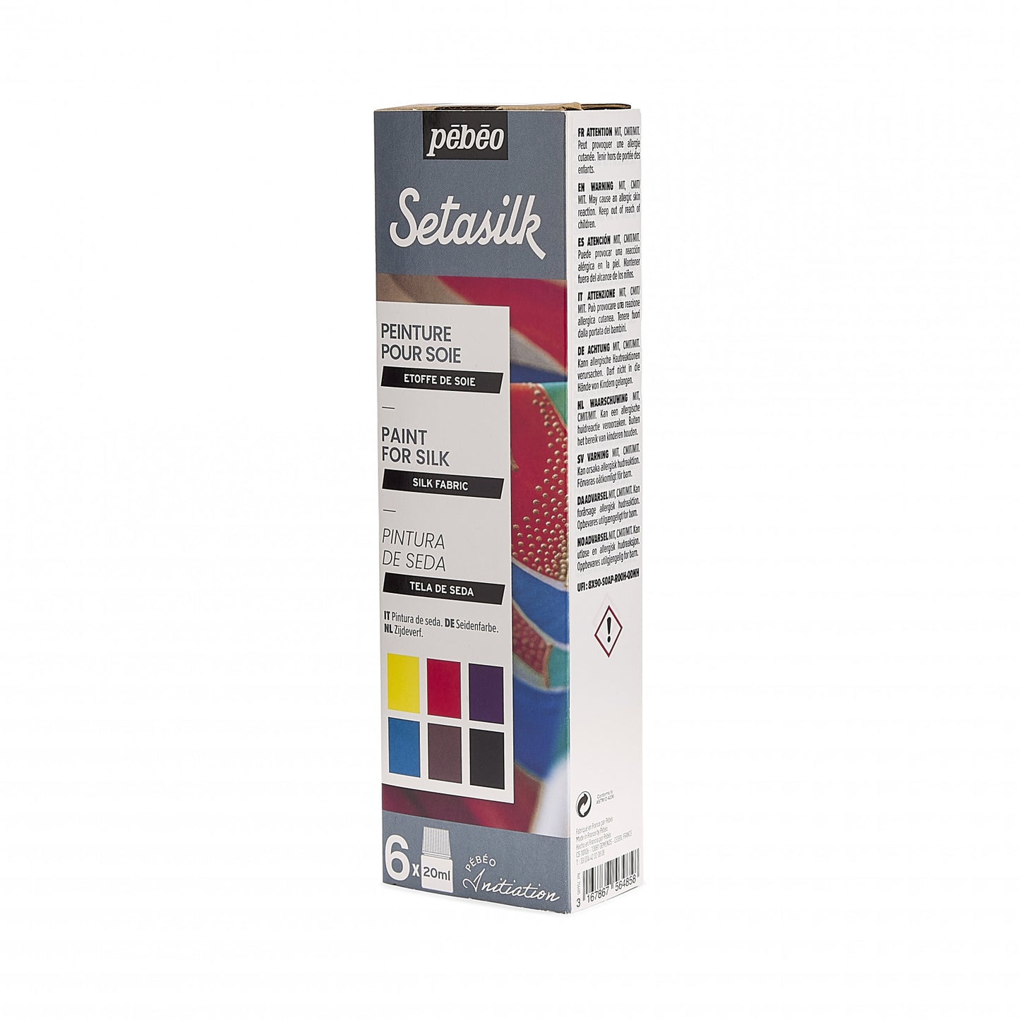 Pebeo Setasilk Initiation Set - 6 x 20ml