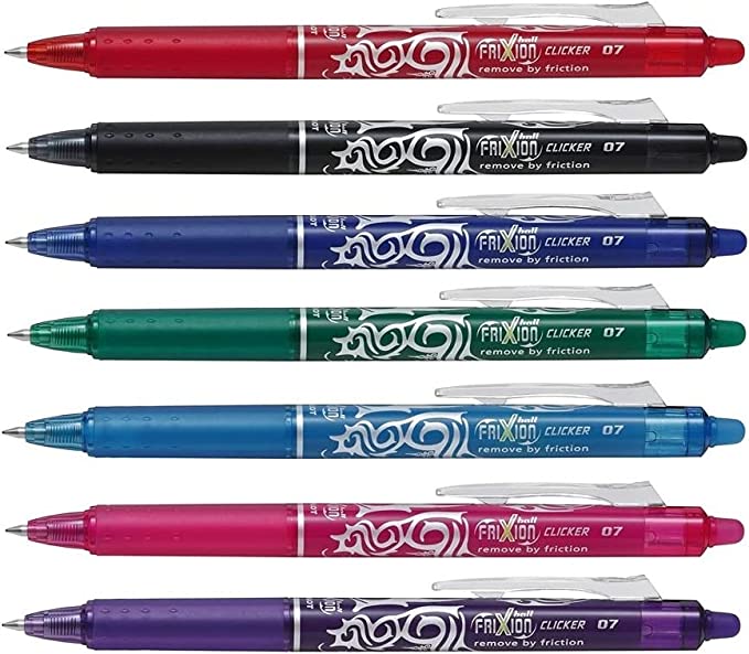 Frixion Clicker 7 Pack with sticker – Go Craft