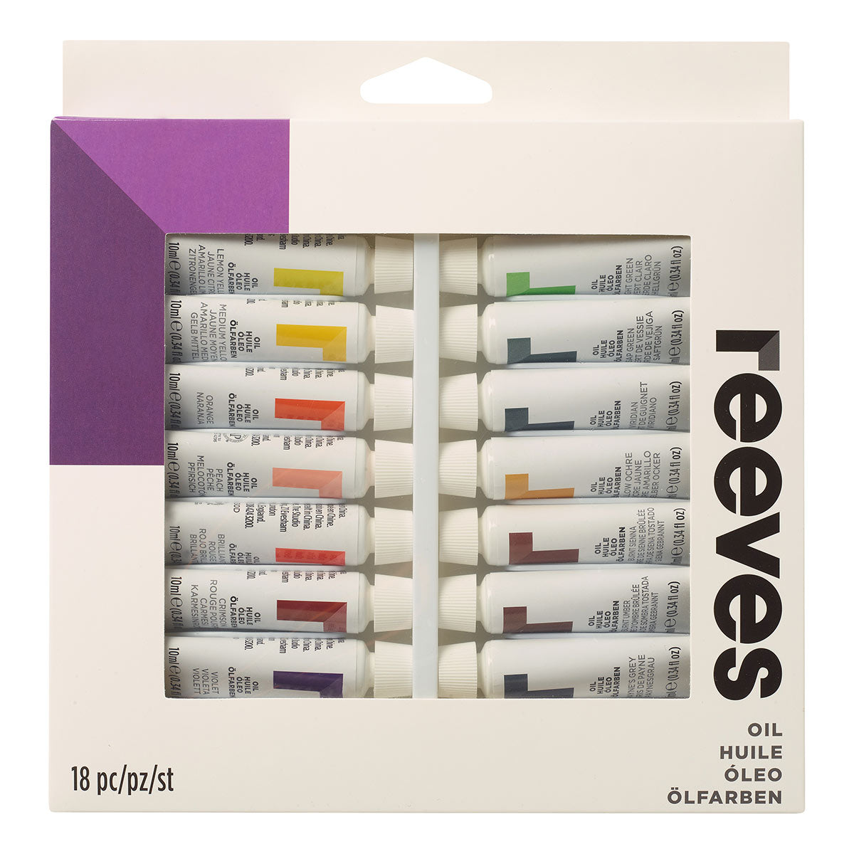 Colours Rube Reeves - Fine Oil ColoursTube Set - 18 x 12ml – Go Craft