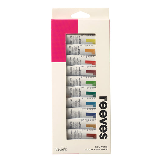 Reeves - Fine GouacheTube Set - 12 x 12ml