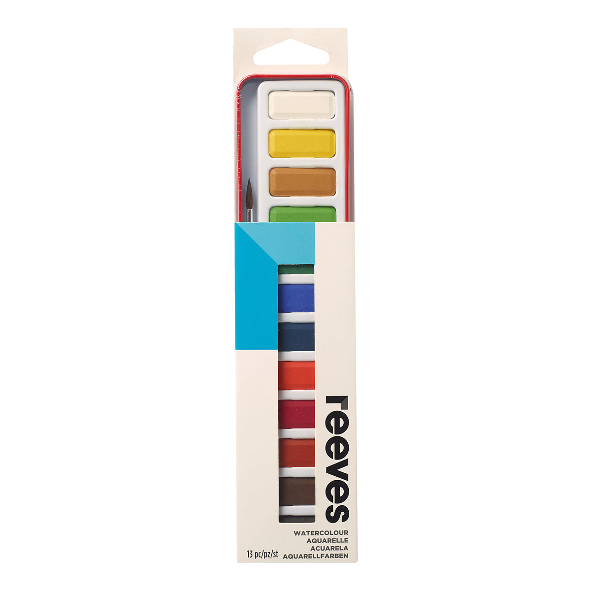 Reeves - Watercolour Tin Sets Plus Waterbrush