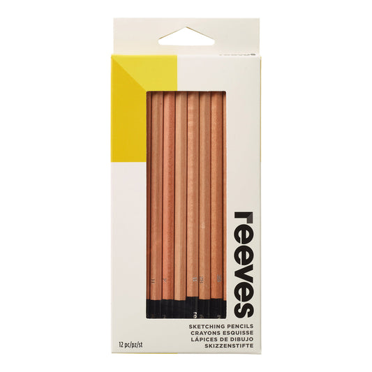 Reeves Sketching Pencils - 12 Assorted