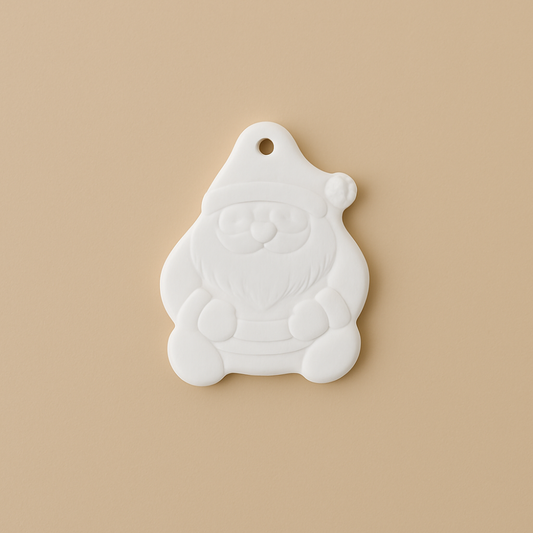 Christmas Santa Decoration – Bisque Blanks x24