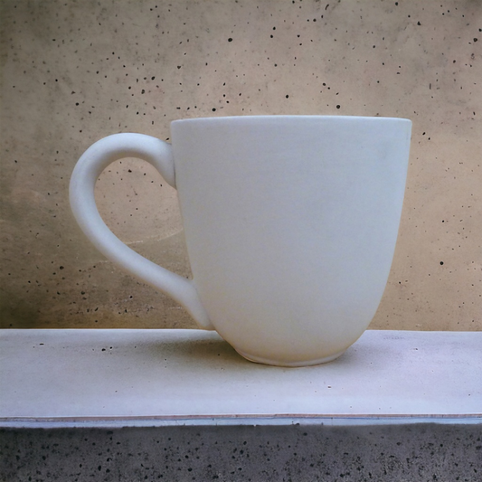 12oz Tapered Coffee House Mugs – Bisque Blanks – x12