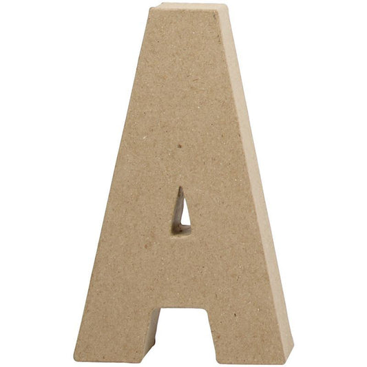 Letter A - 20.5cm - Single Paper m√¢ch√©