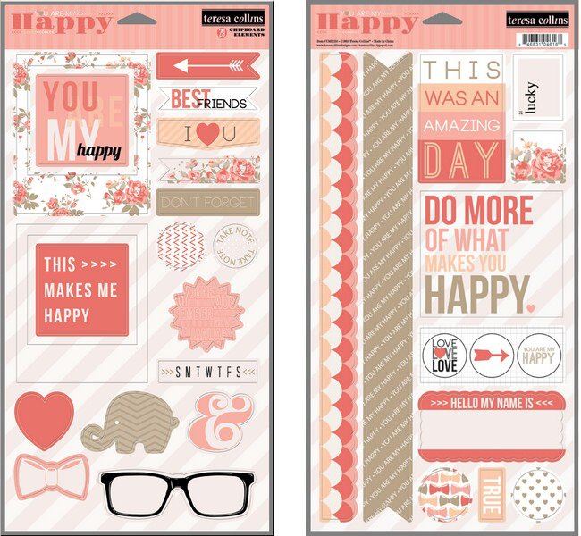 Chipboard Elements Sold in Singles