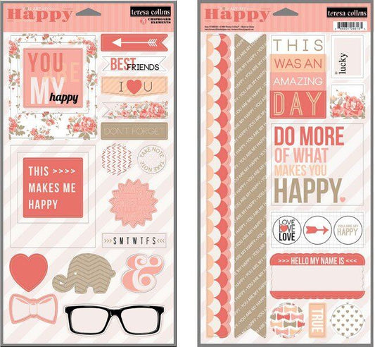 Chipboard Elements Sold in Singles