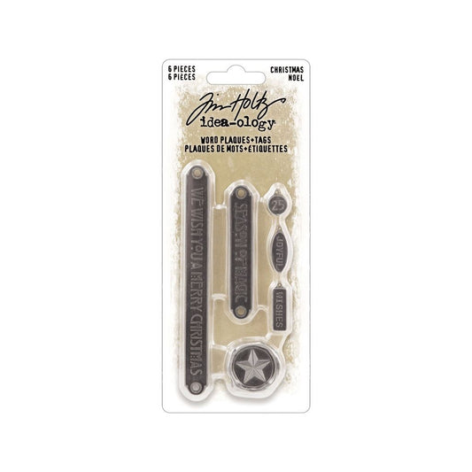 Tim Holtz Idea-ology Word Plaques + Tags