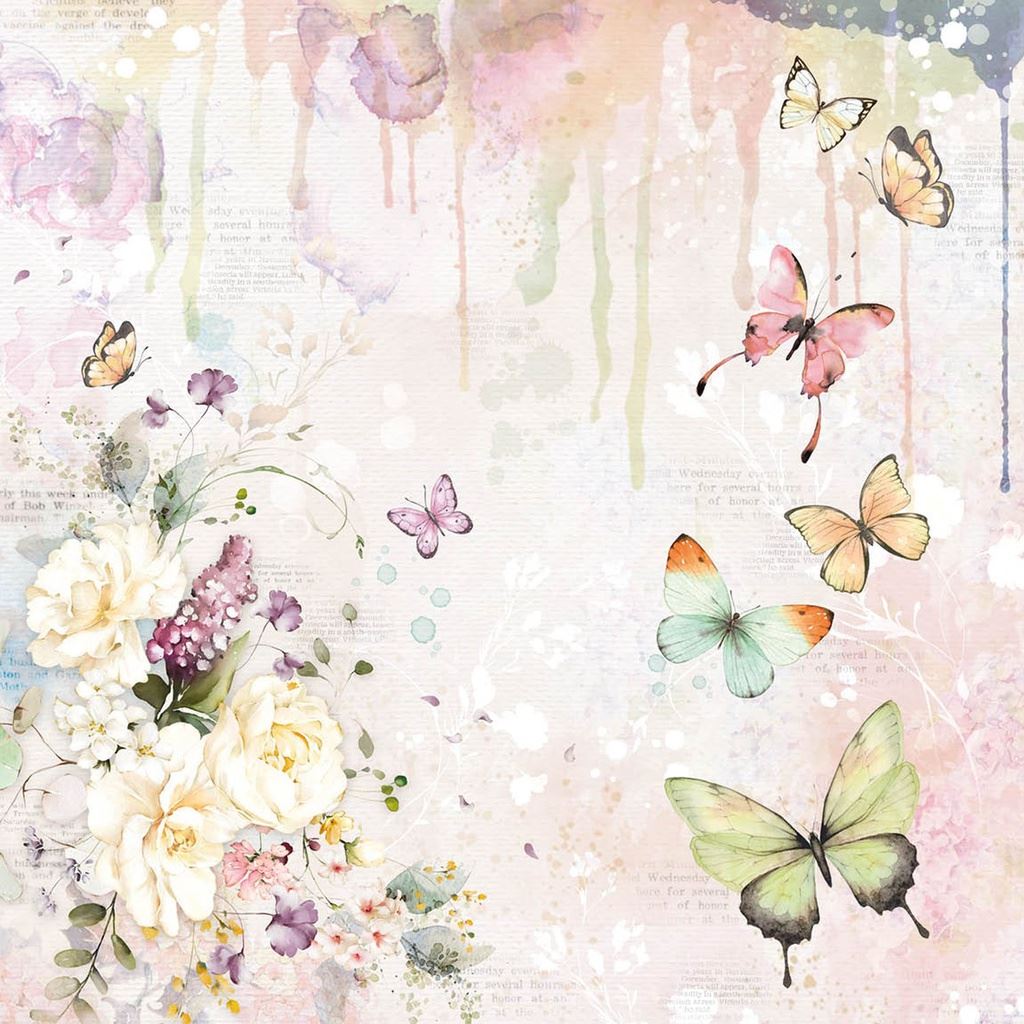 Ciao Bella Blooming 8inc x 8inc Paper Pad