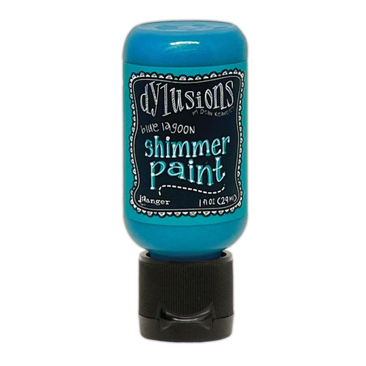 Dylusions Shimmer Paint 1oz. Blue Lagoon