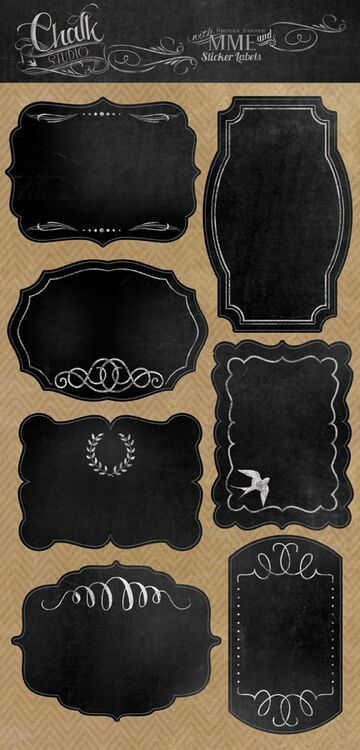 ChalkStudio Label Stickers(10) Sold in Packs of 10's