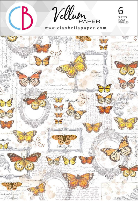 Ciao Bella Vellum Enchanted Land Paper Patterns