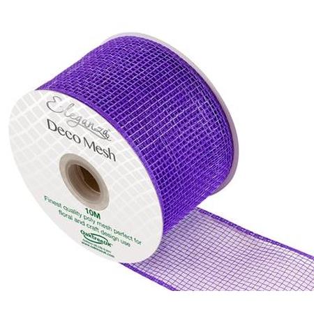 DecoMesh Metallic Purple No.36 - 63mmx10m