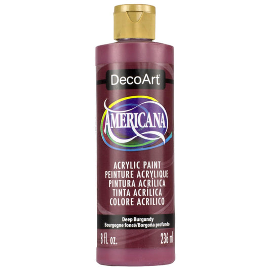 Deep Burgundy Americana Acrylic 8Oz.