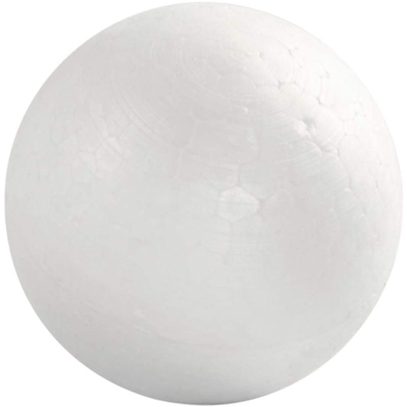 Polystyrene Balls 6cm 50pcs white