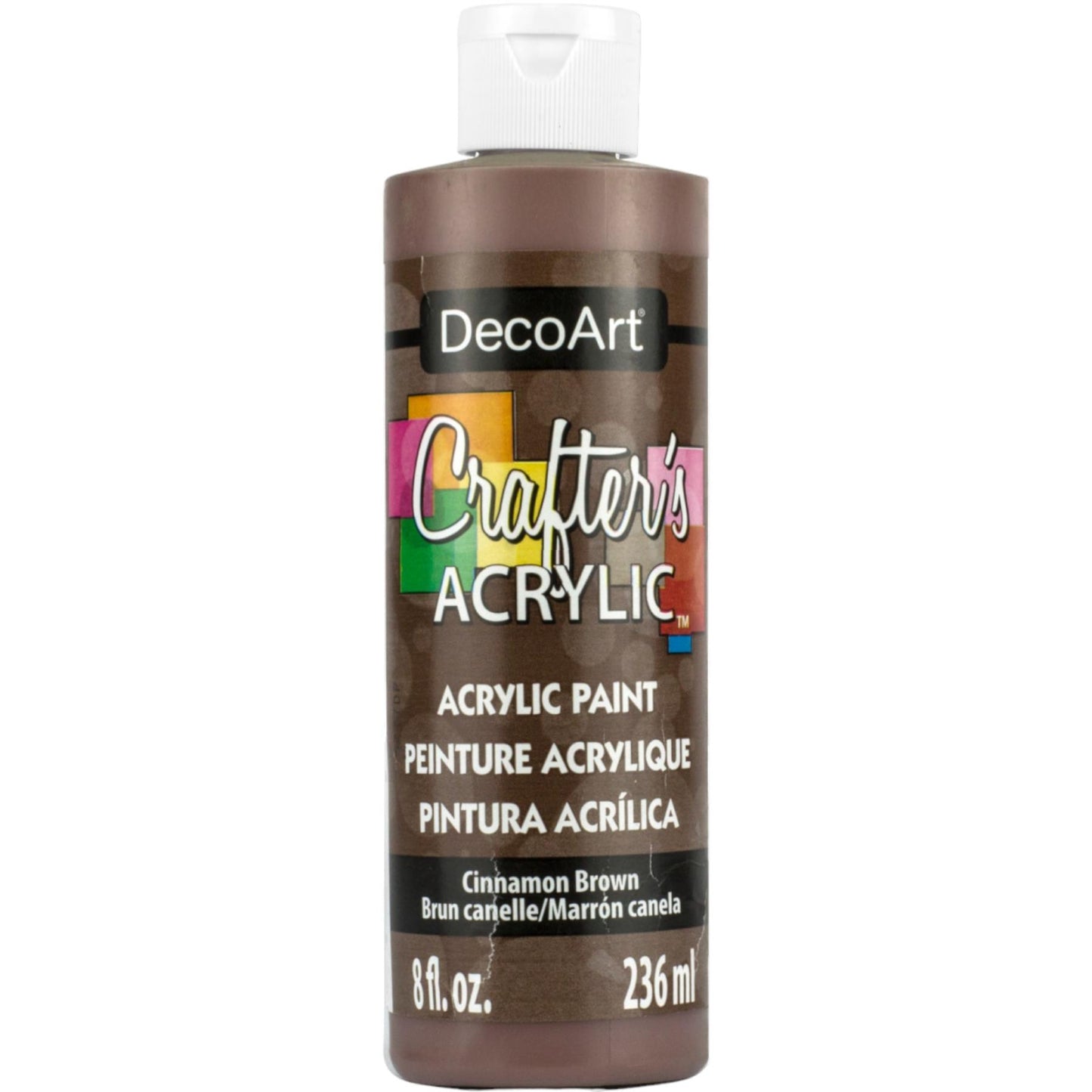 Cinnamon Brown Crafters Acrylic 8oz