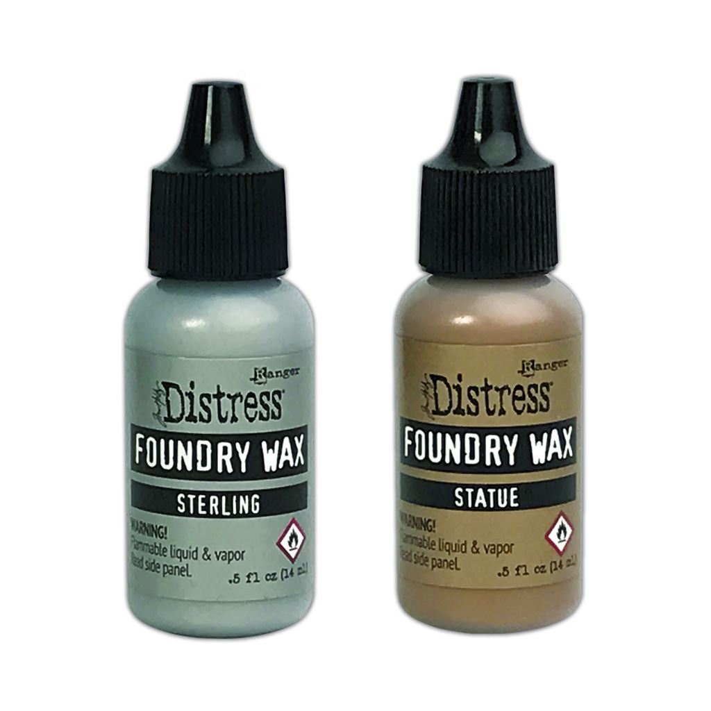 Tim Holtz Distress� Foundry Wax Kit 2�- Sterling/Statue