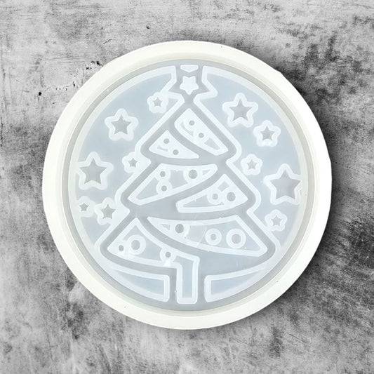 Christmas Tree Coaster Silicone Mould