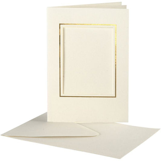 Window Card 10.5x15cm x10 Off-white