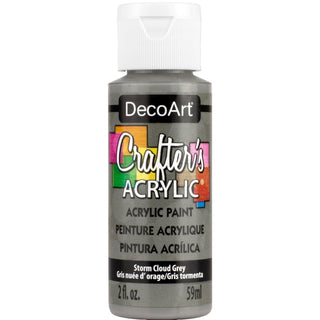 DecoArt Storm Cloud Grey Crafters Acrylic 2oz