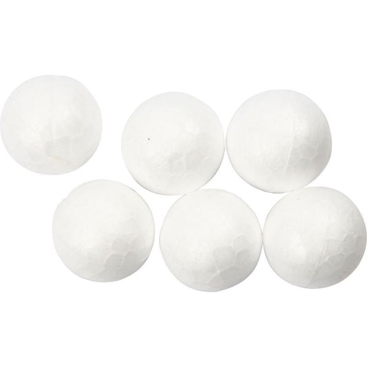 Polystyrene Balls, D: 1.5 cm, 200 p