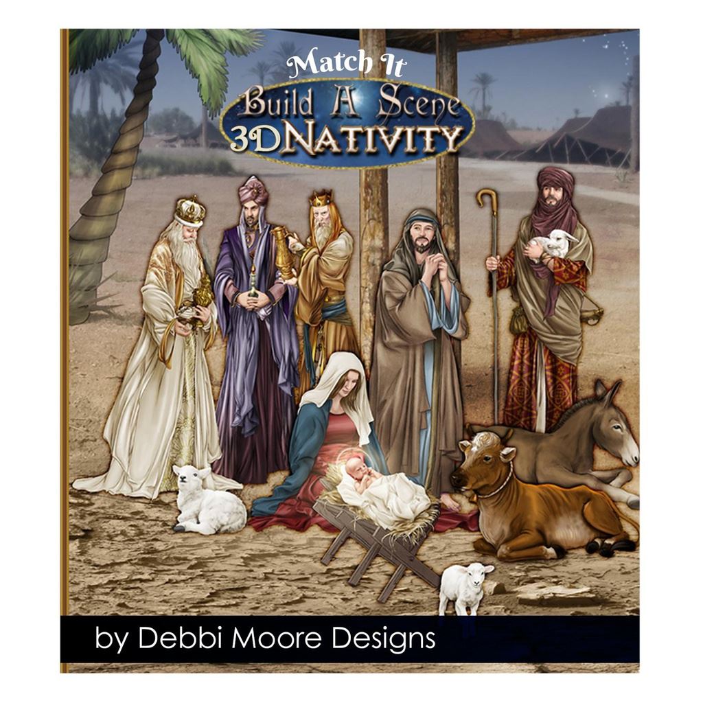 Build A Scene 3d Nativity Collection USB Key