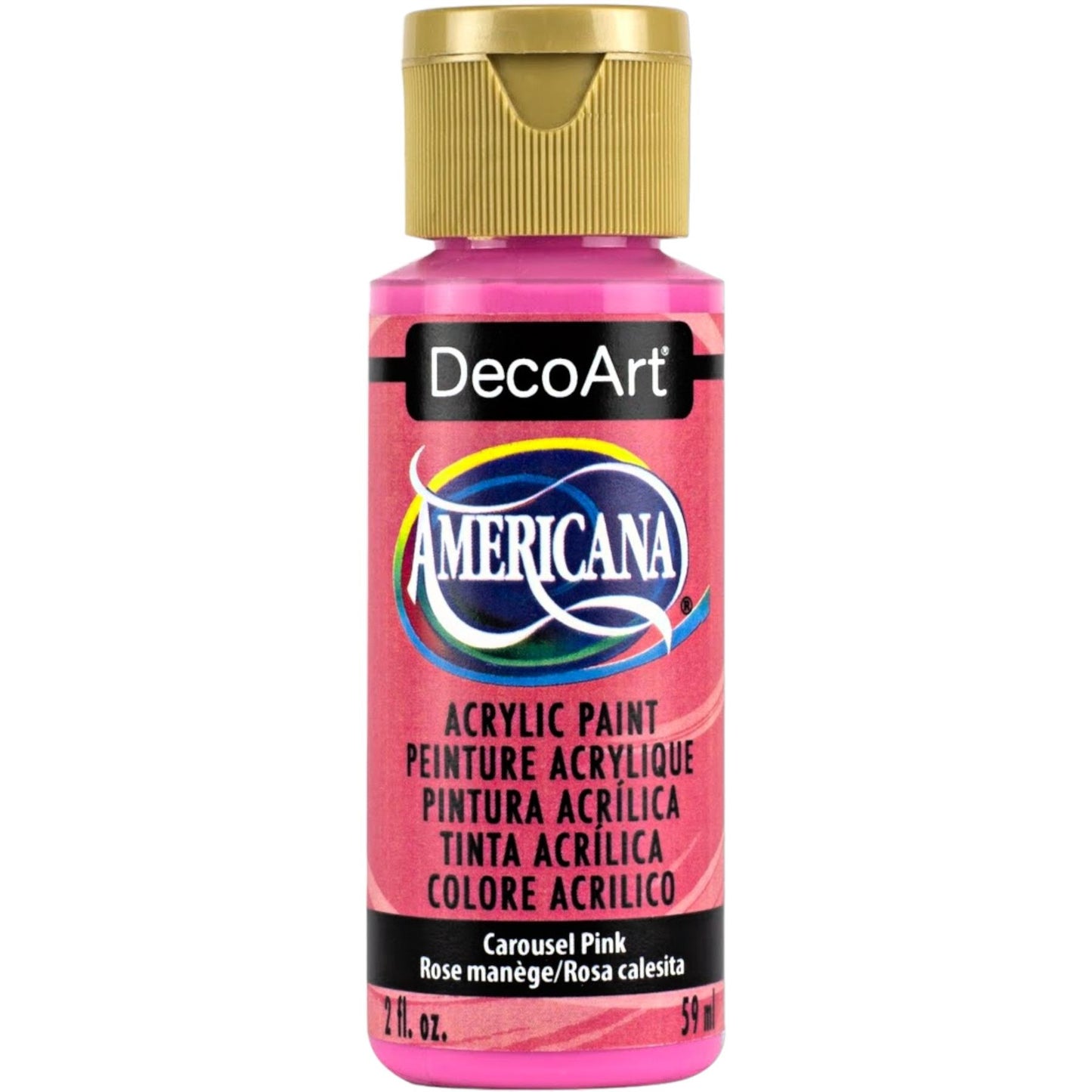 Carousel Pink Americana Acrylic 2Oz.