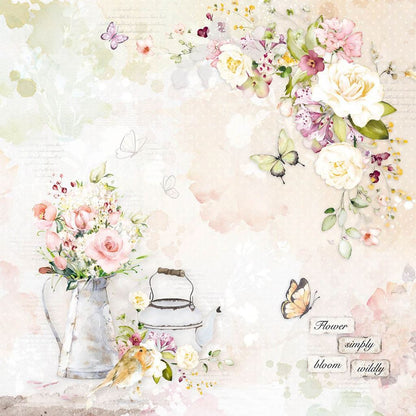 Ciao Bella Blooming 8inc x 8inc Paper Pad