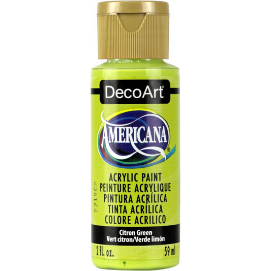 DecoArt Americana Acrylic - Citron Green 2oz