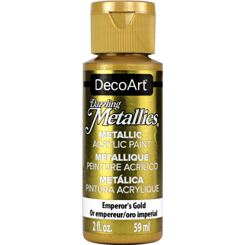 DecoArt Dazzling Metallics - Emperors Gold 2oz