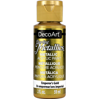 DecoArt Dazzling Metallics - Emperors Gold 2oz