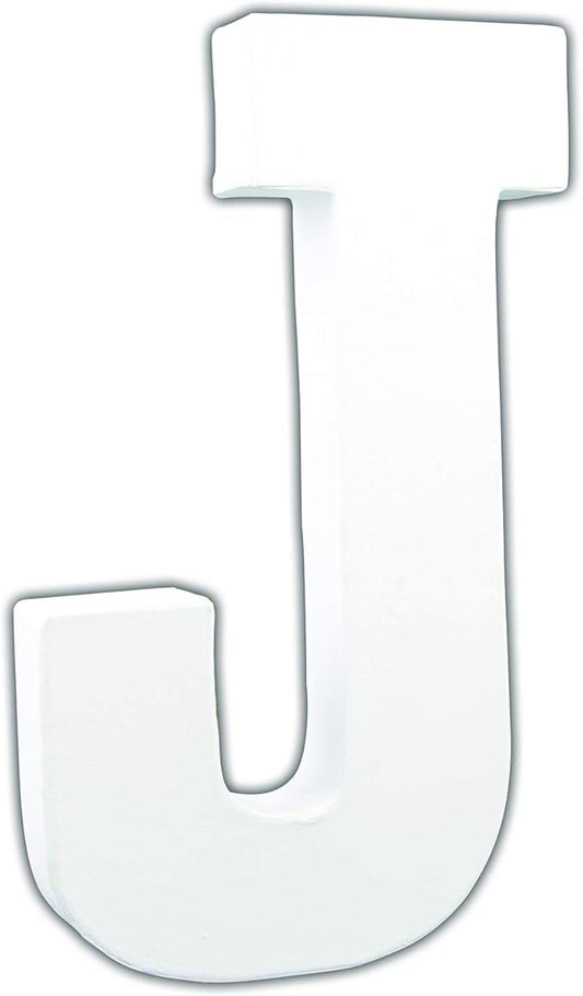 DecoPatch - Letter J - 20.5cm - White